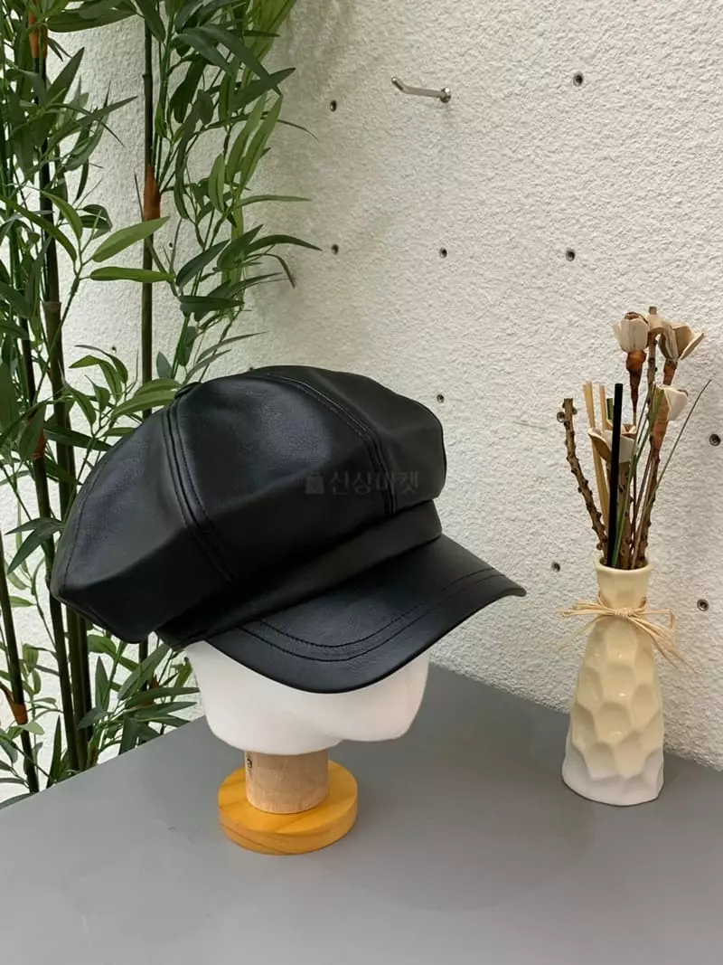 Two J - Korean Women Fashion - #womensfashion - Learher Hat - 6