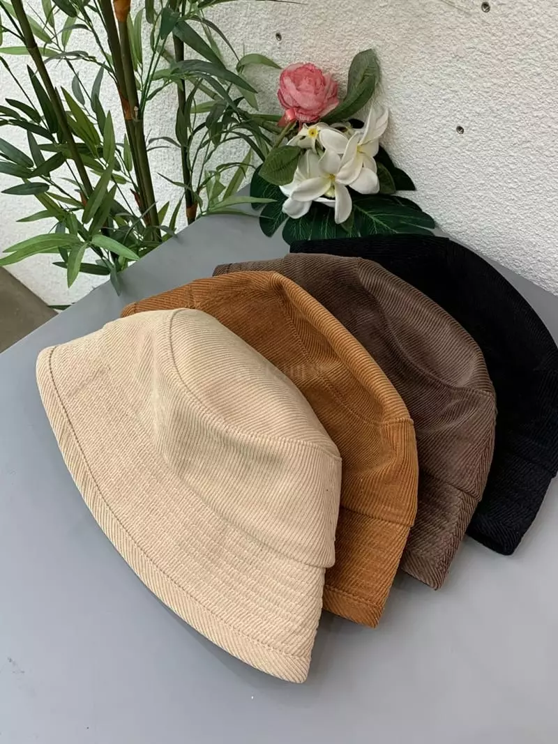 Two J - Korean Women Fashion - #womensfashion - Rib Bucket Hat - 5