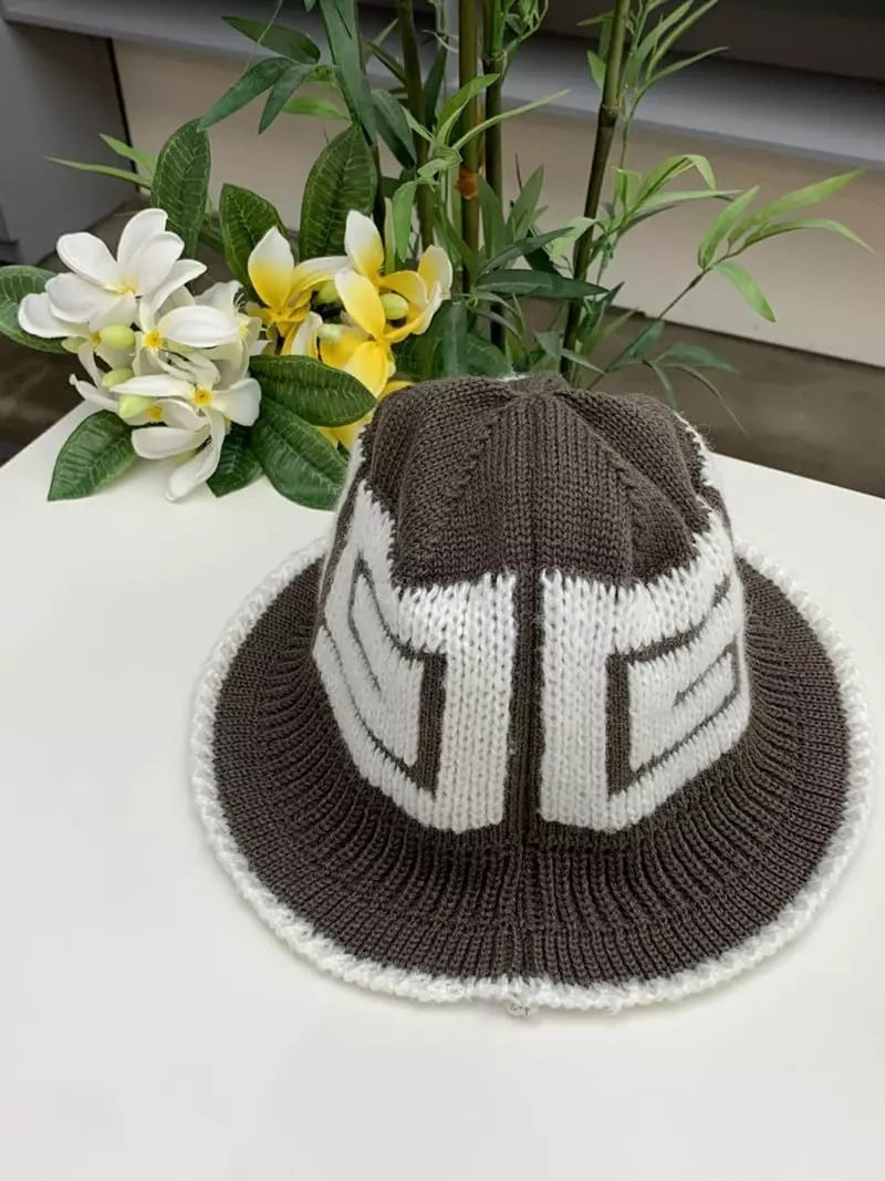 Two J - Korean Women Fashion - #momslook - Knit Bucket Aht - 4