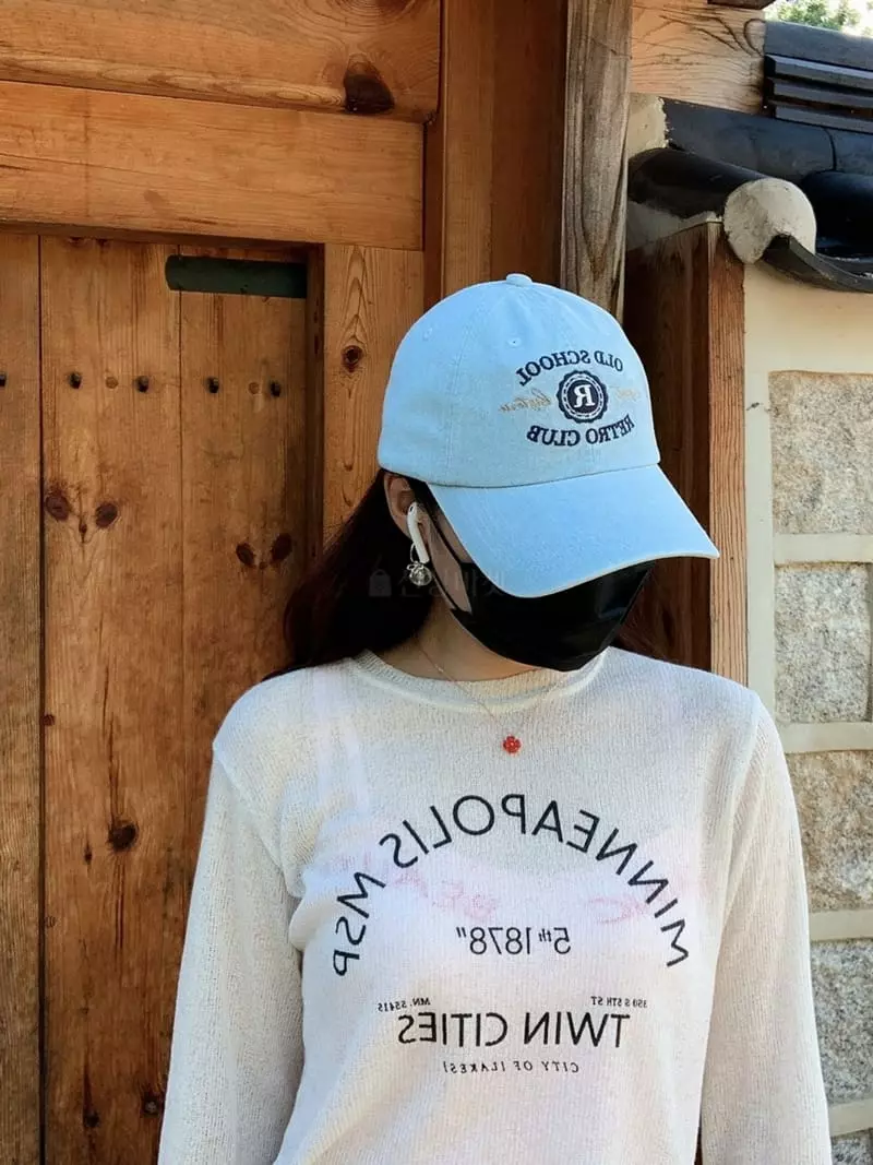 Two J - Korean Women Fashion - #womensfashion - R Denim Cap - 2