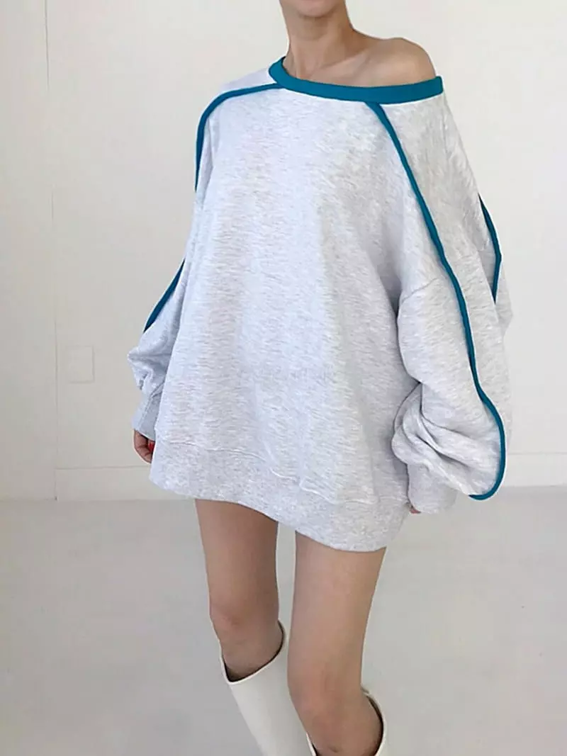 Twomoon - Korean Women Fashion - #womensfashion - Kimy Sweatshirt - 4