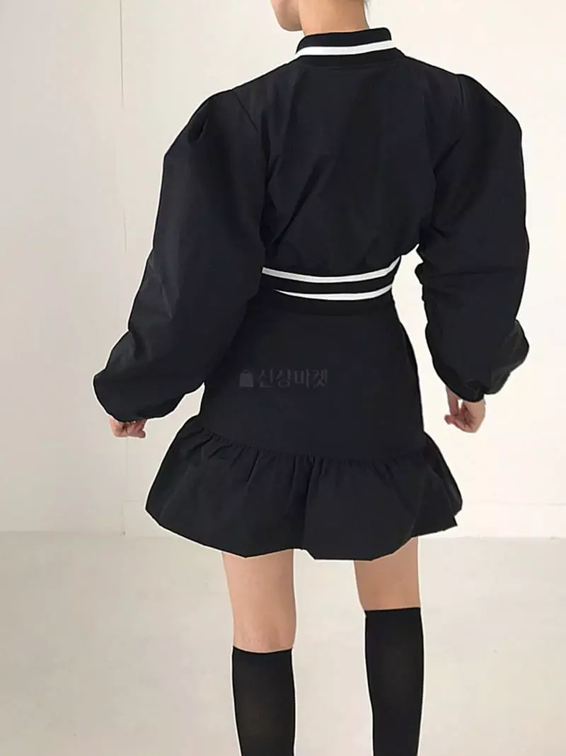 Twomoon - Korean Women Fashion - #momslook - Crop Jacket