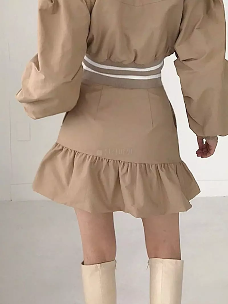 Twomoon - Korean Women Fashion - #womensfashion - Crop Skirt - 4
