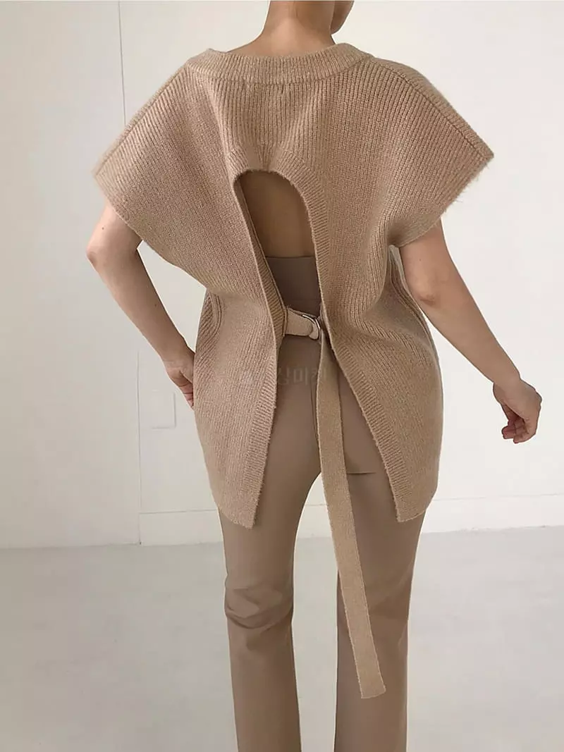 Twomoon - Korean Women Fashion - #momslook - Achi Vest - 5