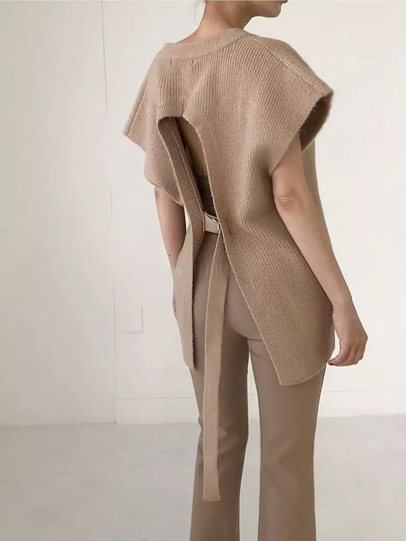 Twomoon - Korean Women Fashion - #momslook - Achi Vest - 6