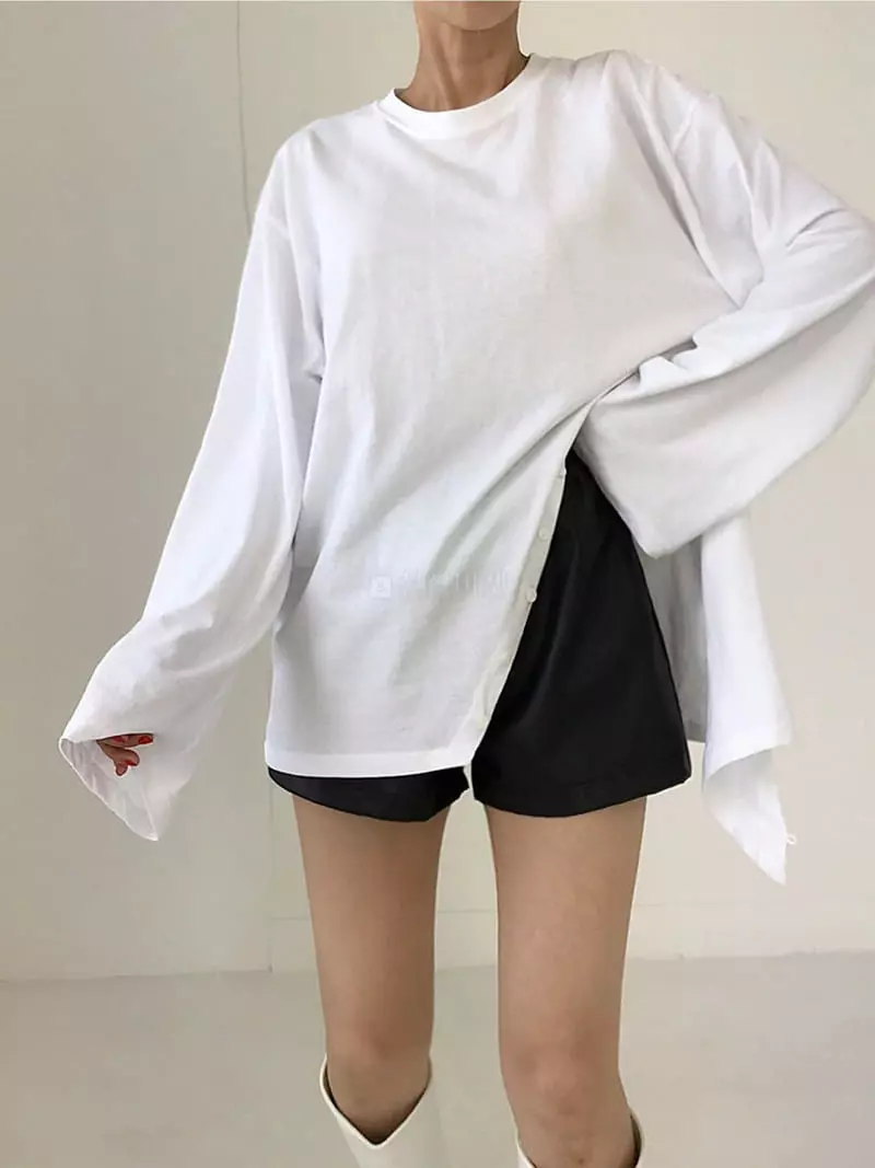 Twomoon - Korean Women Fashion - #pursuepretty - Dia Box Tee - 2