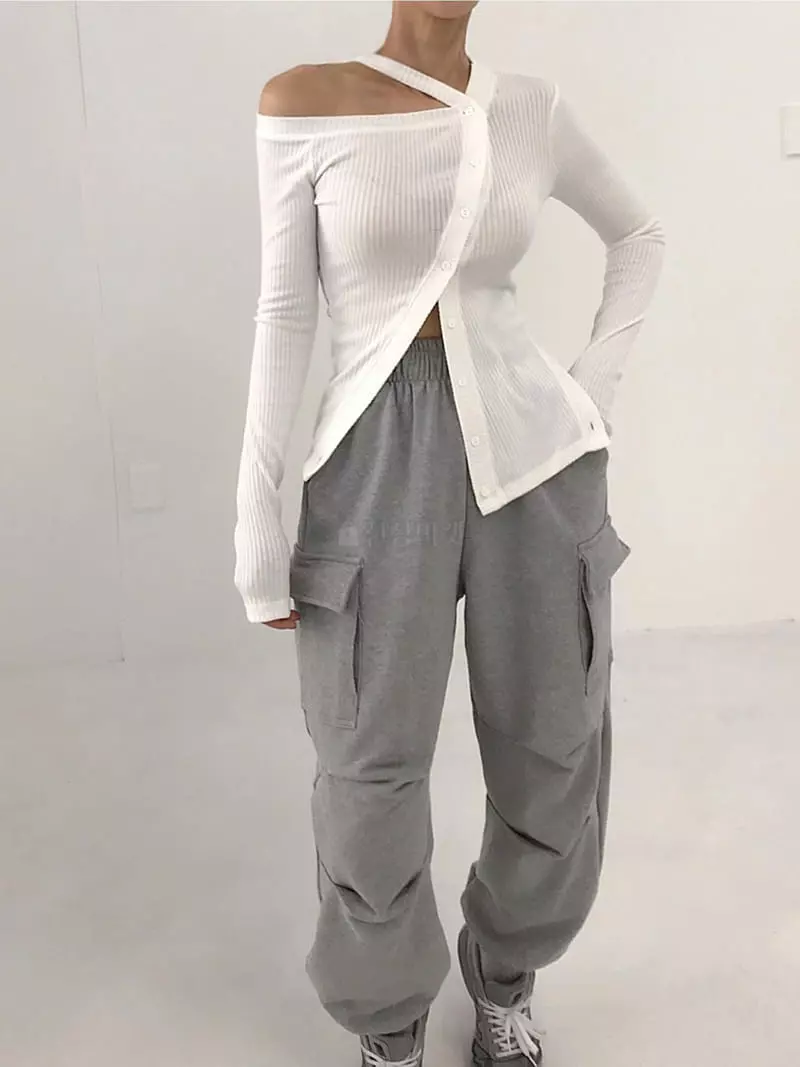 Twomoon - Korean Women Fashion - #pursuepretty - Plit Pants - 3