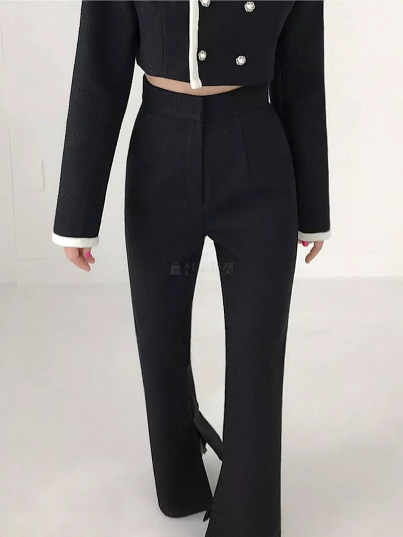 Twomoon - Korean Women Fashion - #restrostyle - Fring Twid Pants - 2