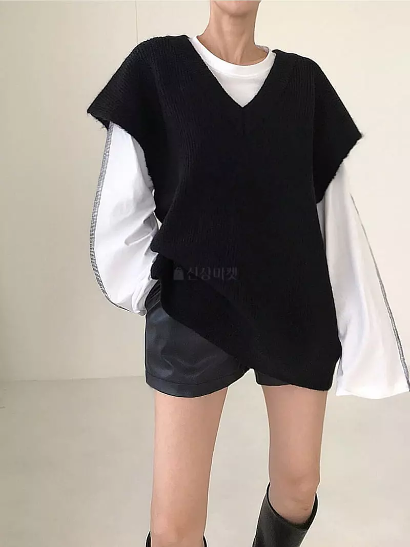 Twomoon - Korean Women Fashion - #romanticstyle - Achi Vest - 12