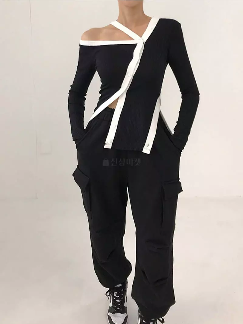 Twomoon - Korean Women Fashion - #romanticstyle - Plit Pants - 5