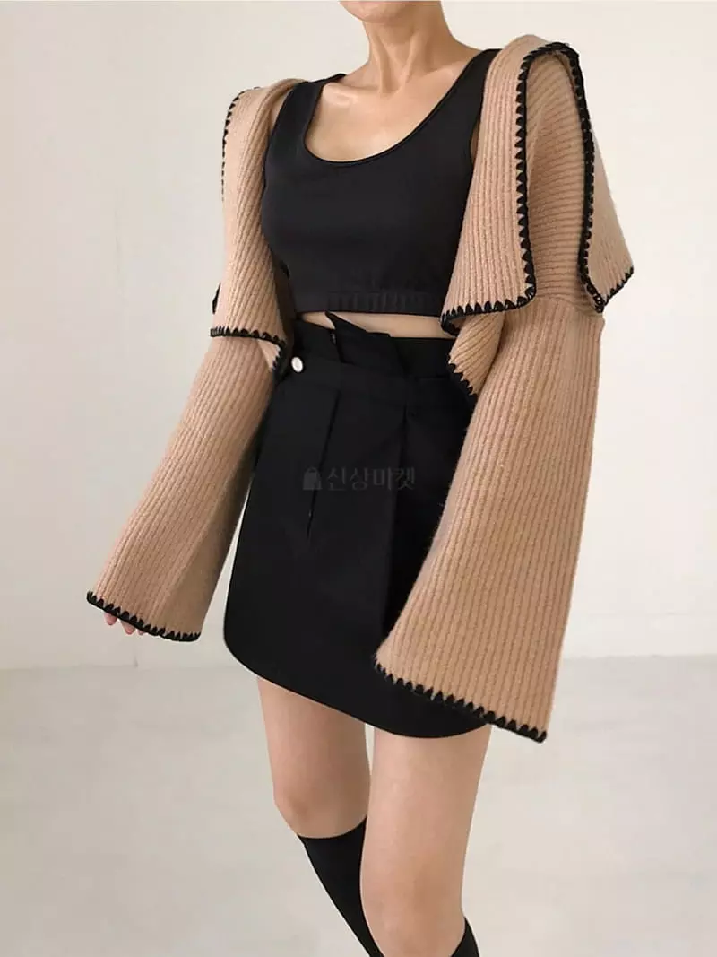 Twomoon - Korean Women Fashion - #thelittlethings - Husi Cape Cardigan - 10