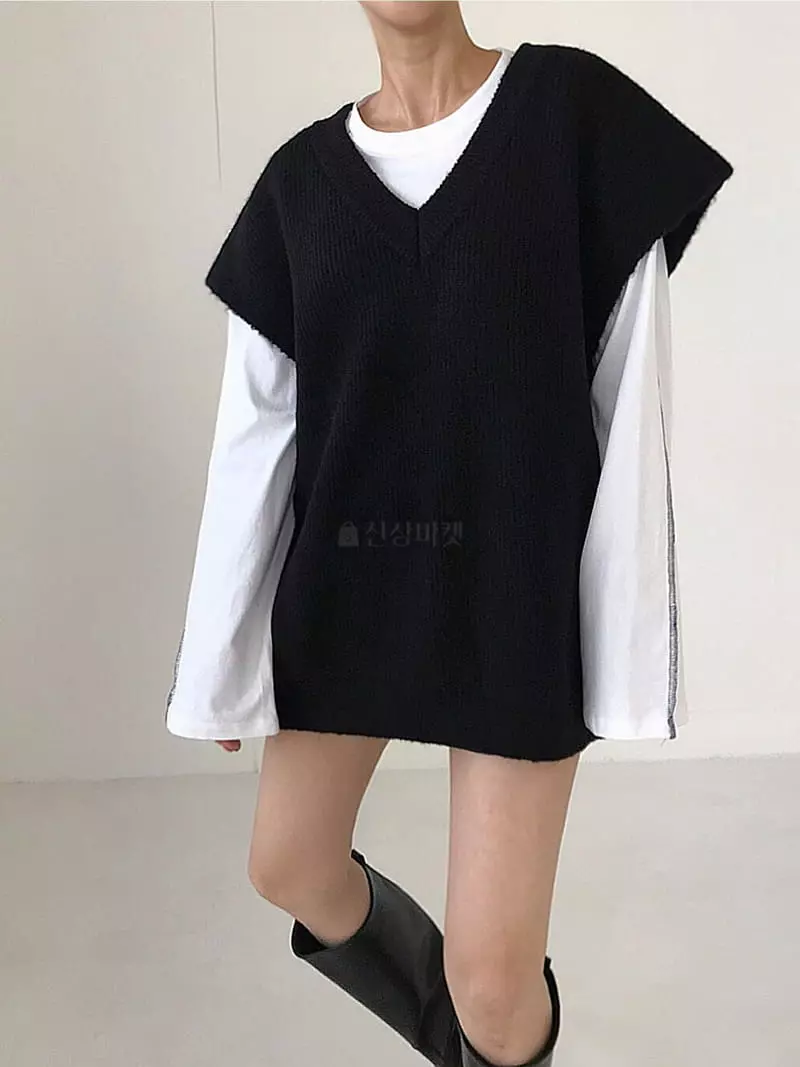 Twomoon - Korean Women Fashion - #vintagekidsstyle - Achi Vest - 9