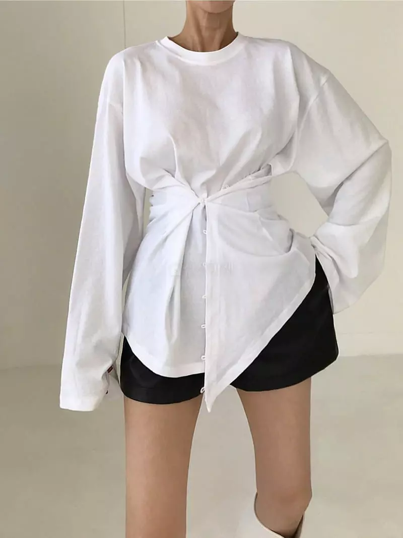 Twomoon - Korean Women Fashion - #vintagekidsstyle - Dia Box Tee