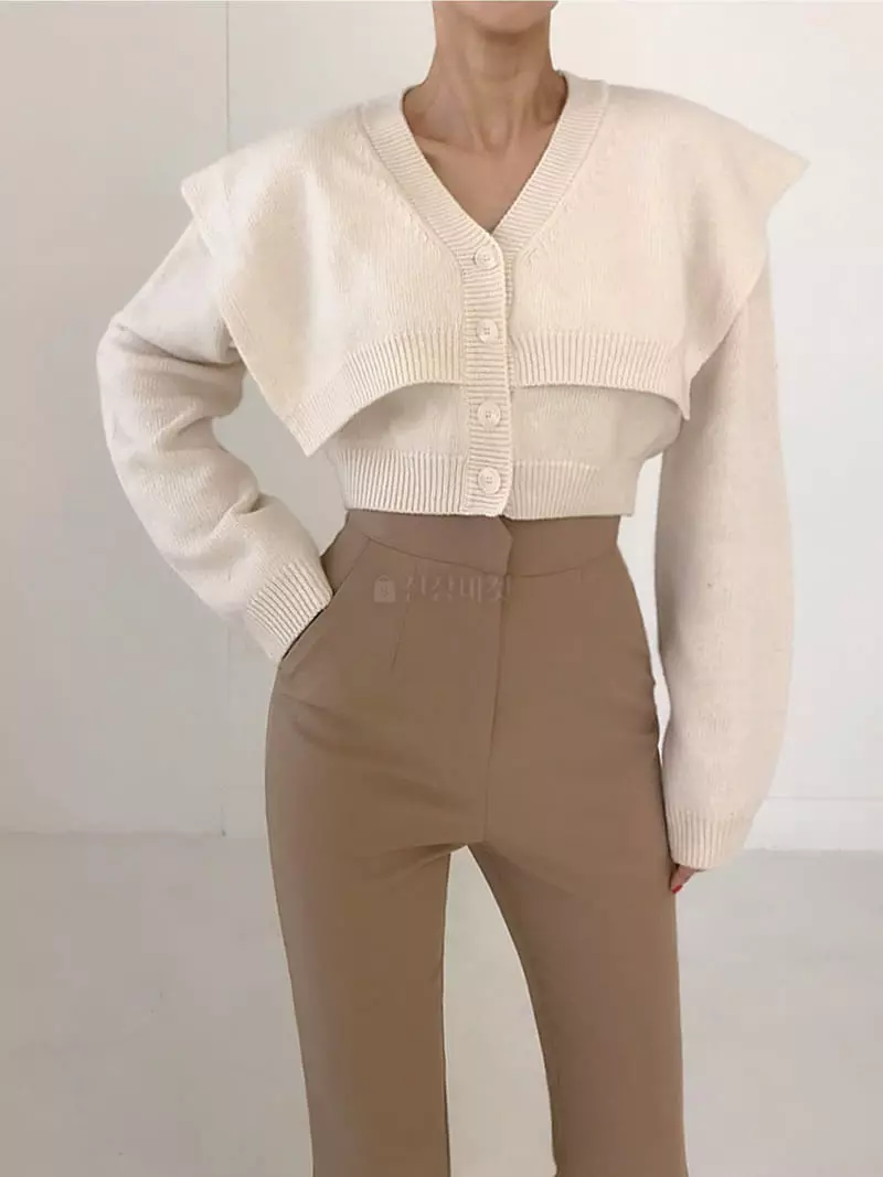 Twomoon - Korean Women Fashion - #vintagekidsstyle - Flu Knit Tee
