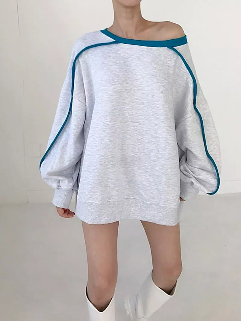 Twomoon - Korean Women Fashion - #womensfashion - Kimy Sweatshirt - 5