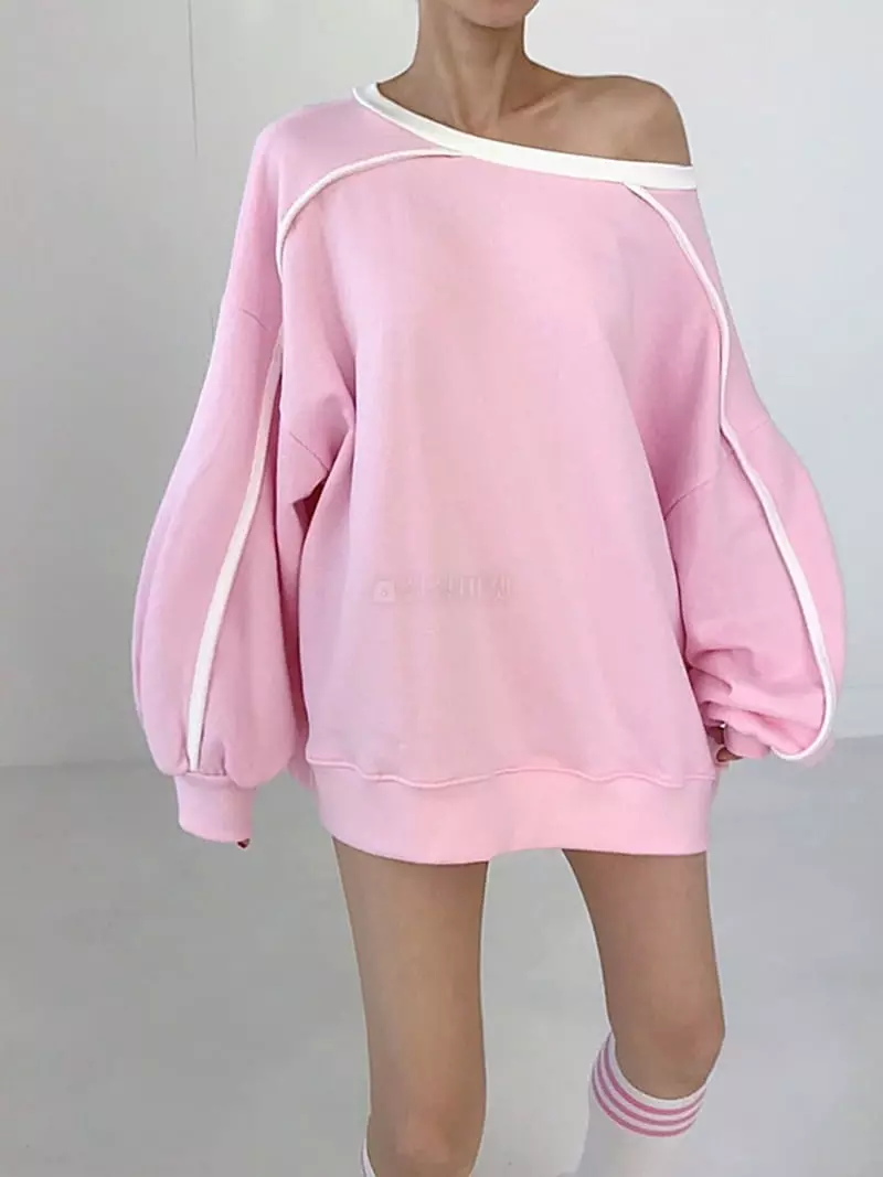 Twomoon - Korean Women Fashion - #womensfashion - Kimy Sweatshirt - 9