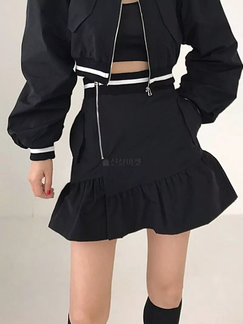 Twomoon - Korean Women Fashion - #womensfashion - Crop Skirt