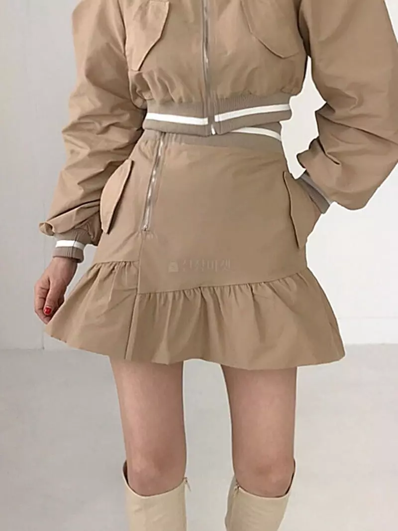 Twomoon - Korean Women Fashion - #womensfashion - Crop Skirt - 3