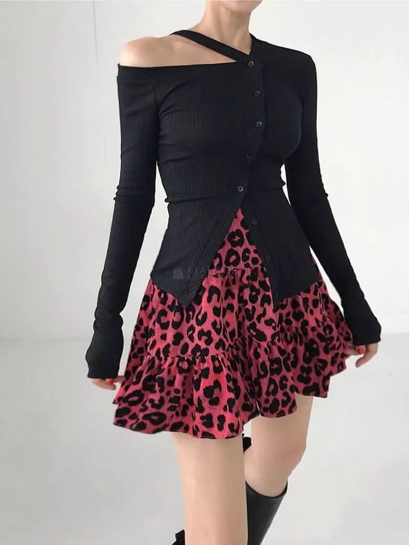 Twomoon - Korean Women Fashion - #womensfashion - Kay Slit Tee - 3