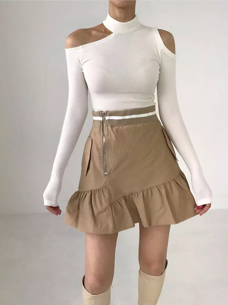 Twomoon - Korean Women Fashion - #womensfashion - One Whole Tee - 5
