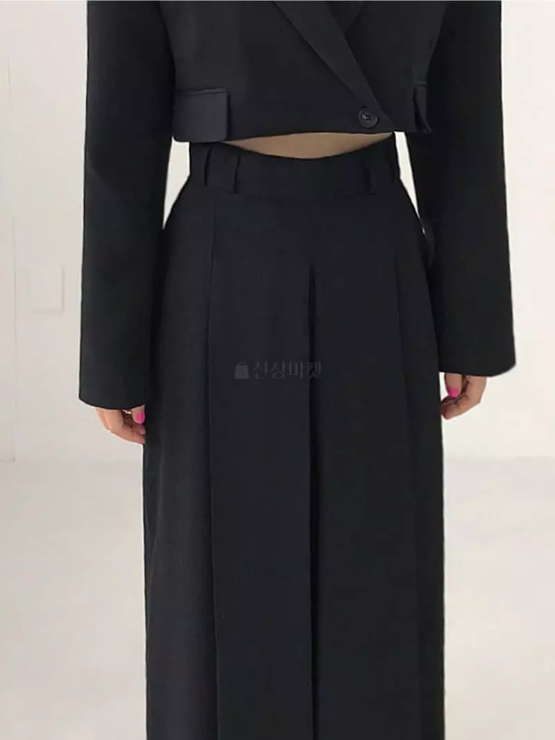 Twomoon - Korean Women Fashion - #womensfashion - Wide Pleats Pants - 2