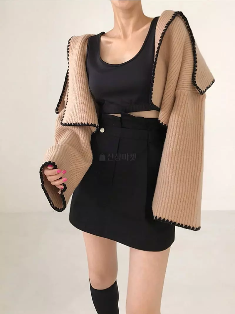 Twomoon - Korean Women Fashion - #womensfashion - Husi Cape Cardigan - 12