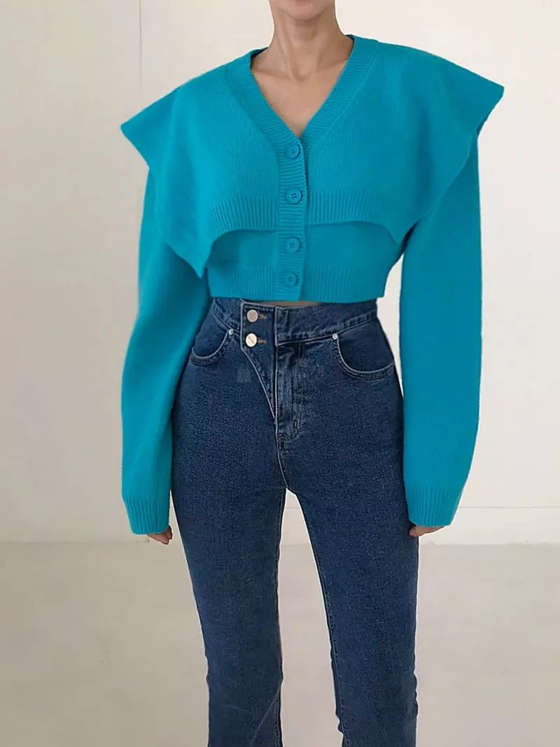 Twomoon - Korean Women Fashion - #womensfashion - Flu Knit Tee - 9