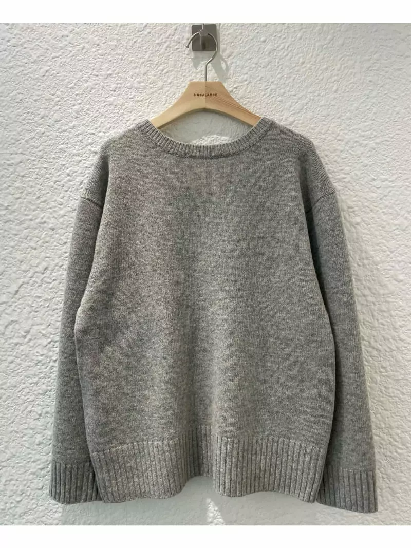 Unbalance - Korean Women Fashion - #momslook - Back V Knit Tee - 4