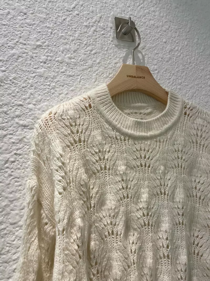 Unbalance - Korean Women Fashion - #momslook - Cloud Knit Tee