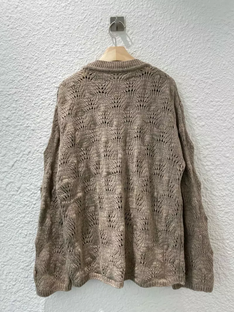 Unbalance - Korean Women Fashion - #restrostyle - Cloud Knit Tee - 7