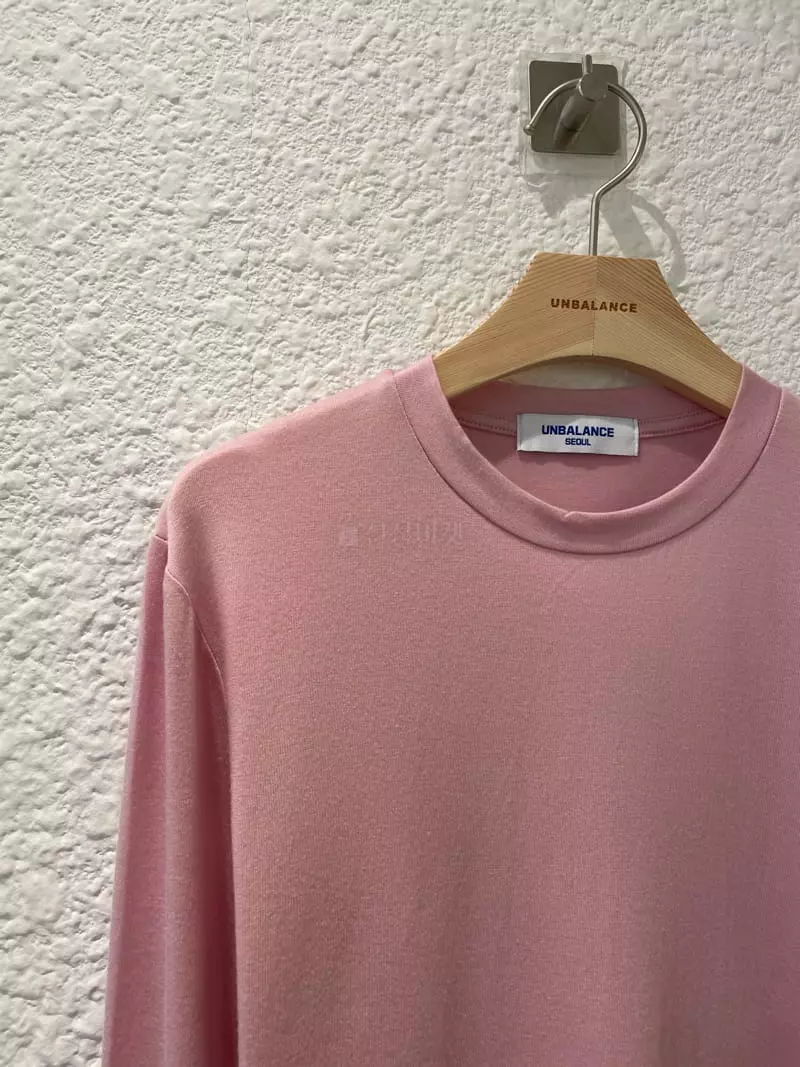 Unbalance - Korean Women Fashion - #romanticstyle - Tencel Tee - 5