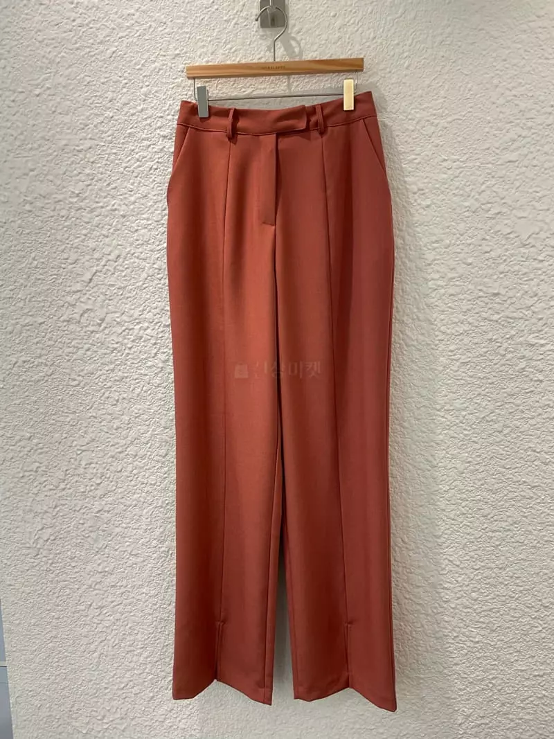 Unbalance - Korean Women Fashion - #restrostyle - Slit Pants - 4
