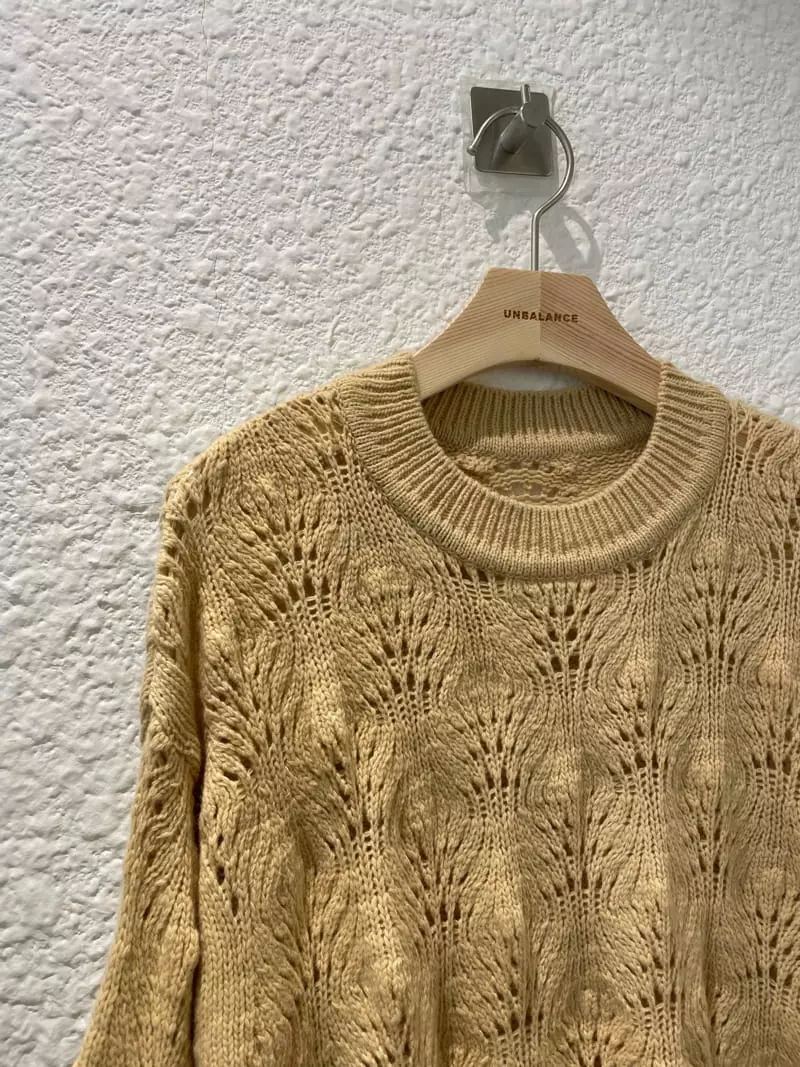 Unbalance - Korean Women Fashion - #shopsmall - Cloud Knit Tee - 9