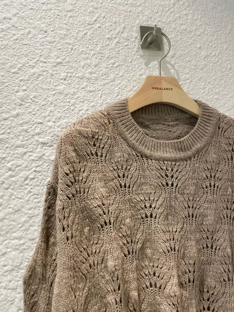 Unbalance - Korean Women Fashion - #vintagekidsstyle - Cloud Knit Tee - 5