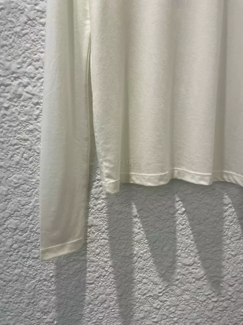 Unbalance - Korean Women Fashion - #vintagekidsstyle - Tencel Tee - 2
