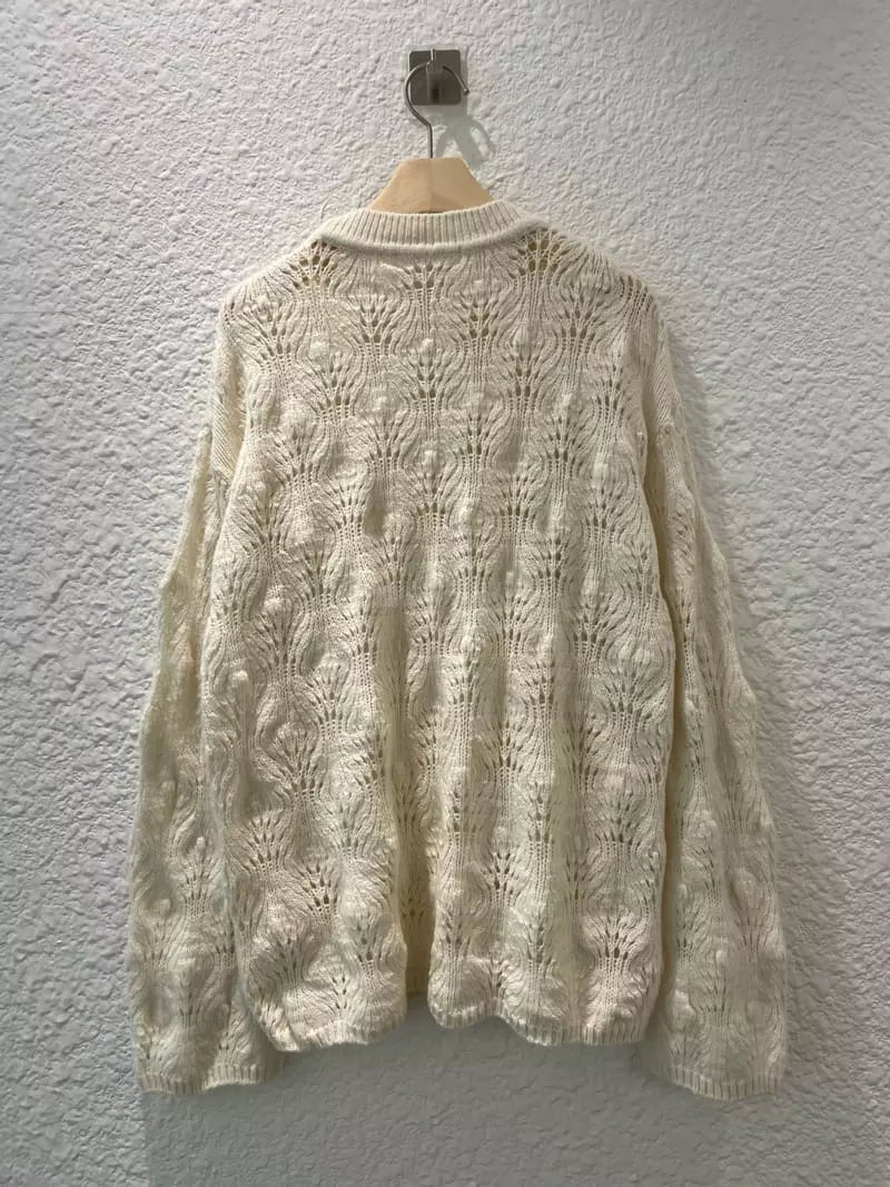 Unbalance - Korean Women Fashion - #womensfashion - Cloud Knit Tee - 3