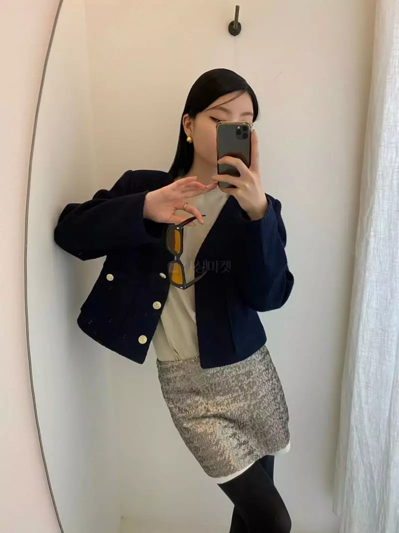 Unbound - Korean Women Fashion - #momslook - Flag Jacket - 2