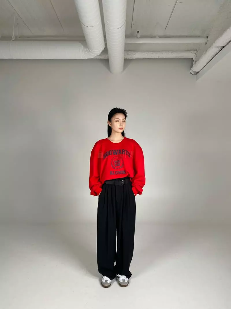 Unbound - Korean Women Fashion - #momslook - Hog Wat Sweatshirt - 2
