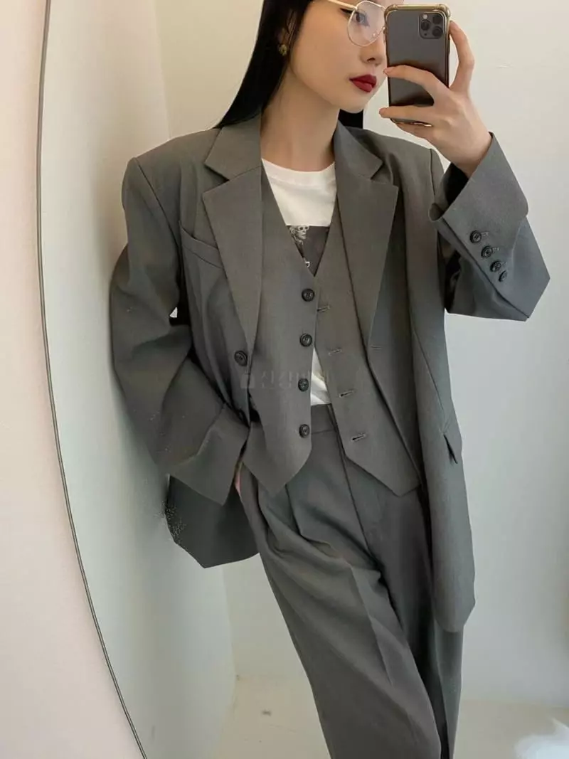 Unbound - Korean Women Fashion - #momslook - Meberic Jacket - 2