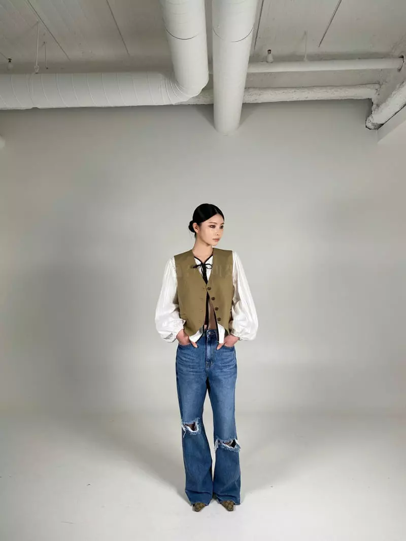 Unbound - Korean Women Fashion - #womensfashion - Mineral Blouse - 4