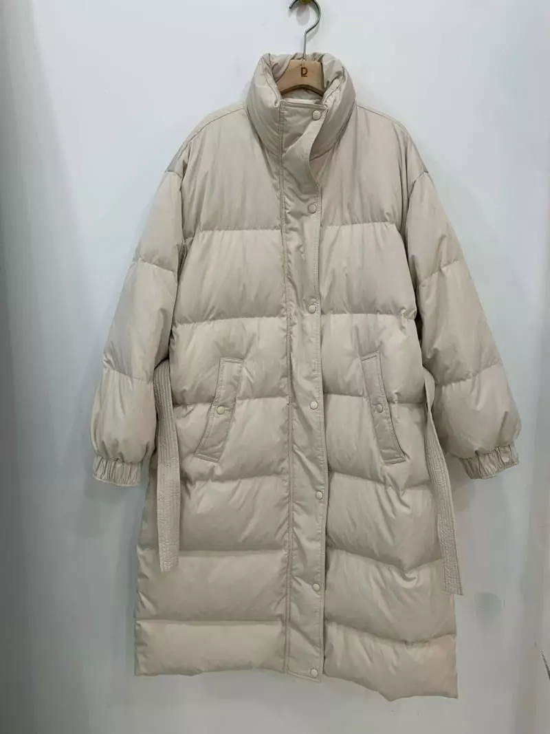 Unbound - Korean Women Fashion - #restrostyle - Sand Long Padding - 6