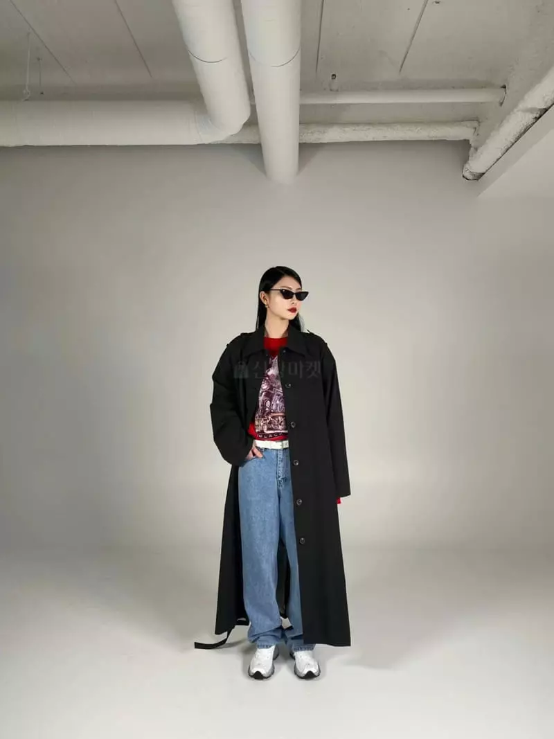 Unbound - Korean Women Fashion - #shopsmall - Eddie Trench Coat - 5