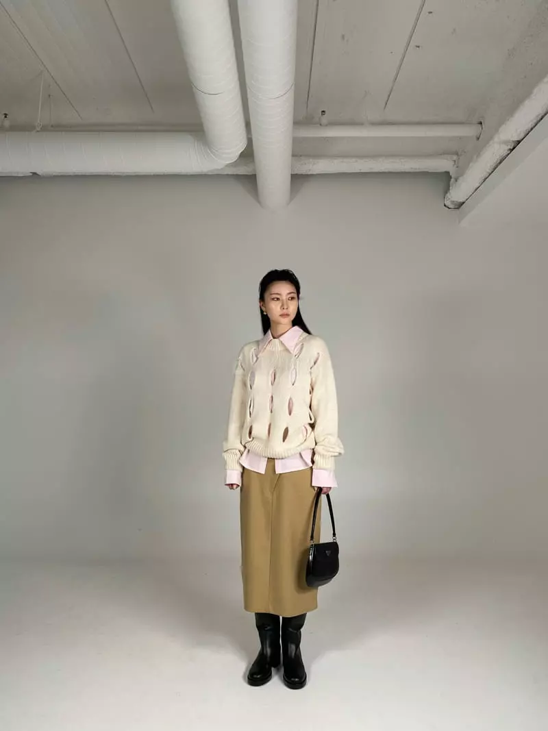 Unbound - Korean Women Fashion - #thelittlethings - Slit Knit Tee - 3