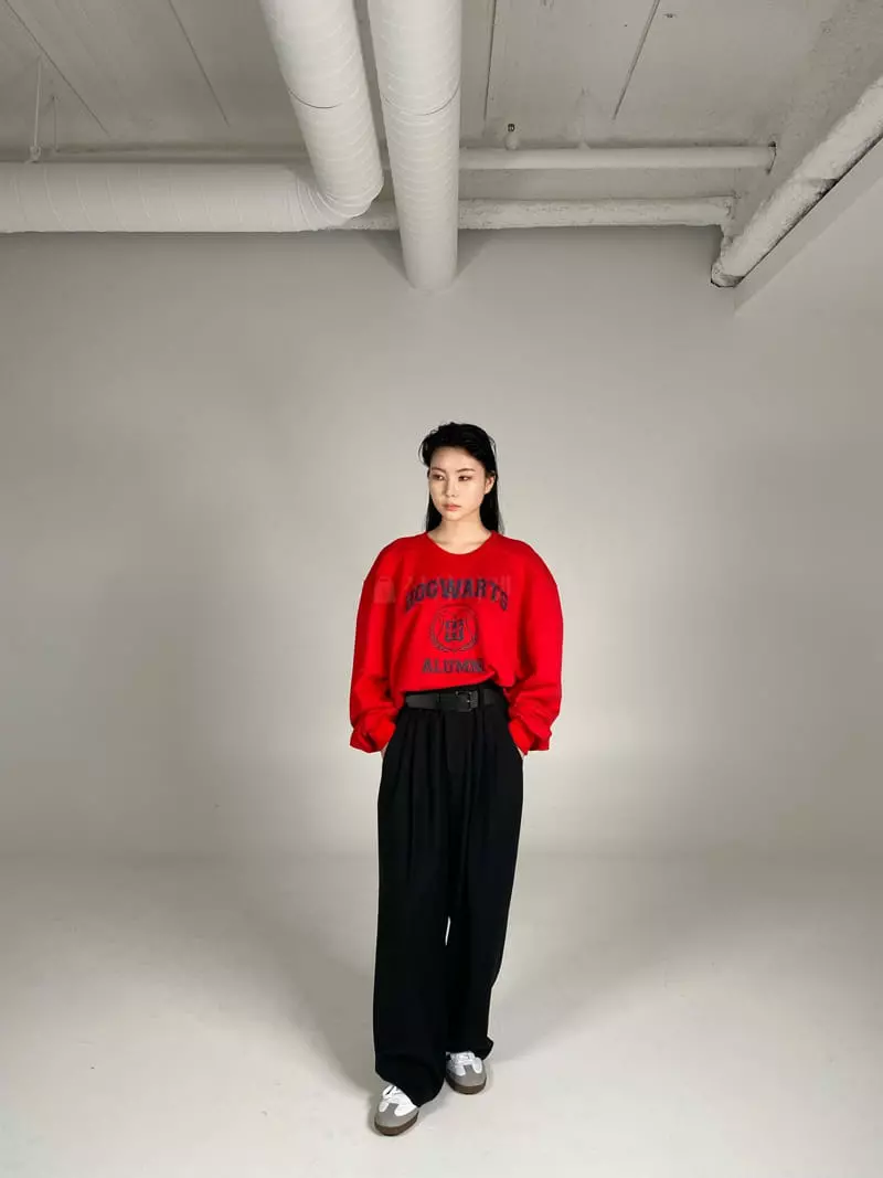 Unbound - Korean Women Fashion - #womensfashion - Hog Wat Sweatshirt - 3