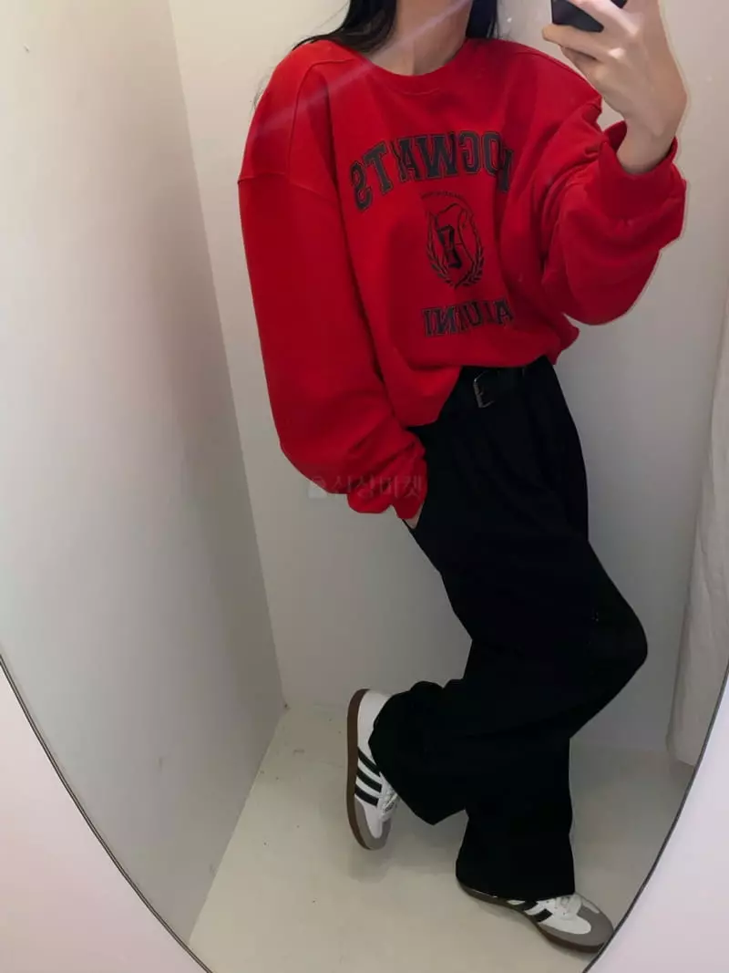 Unbound - Korean Women Fashion - #womensfashion - Hog Wat Sweatshirt - 5
