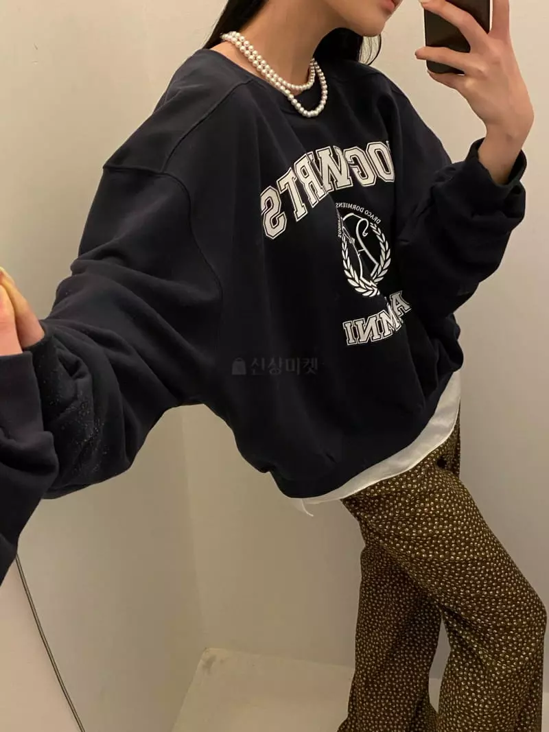 Unbound - Korean Women Fashion - #womensfashion - Hog Wat Sweatshirt - 7