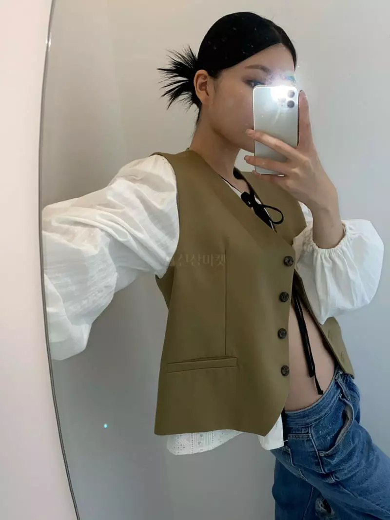 Unbound - Korean Women Fashion - #womensfashion - Mineral Blouse - 3