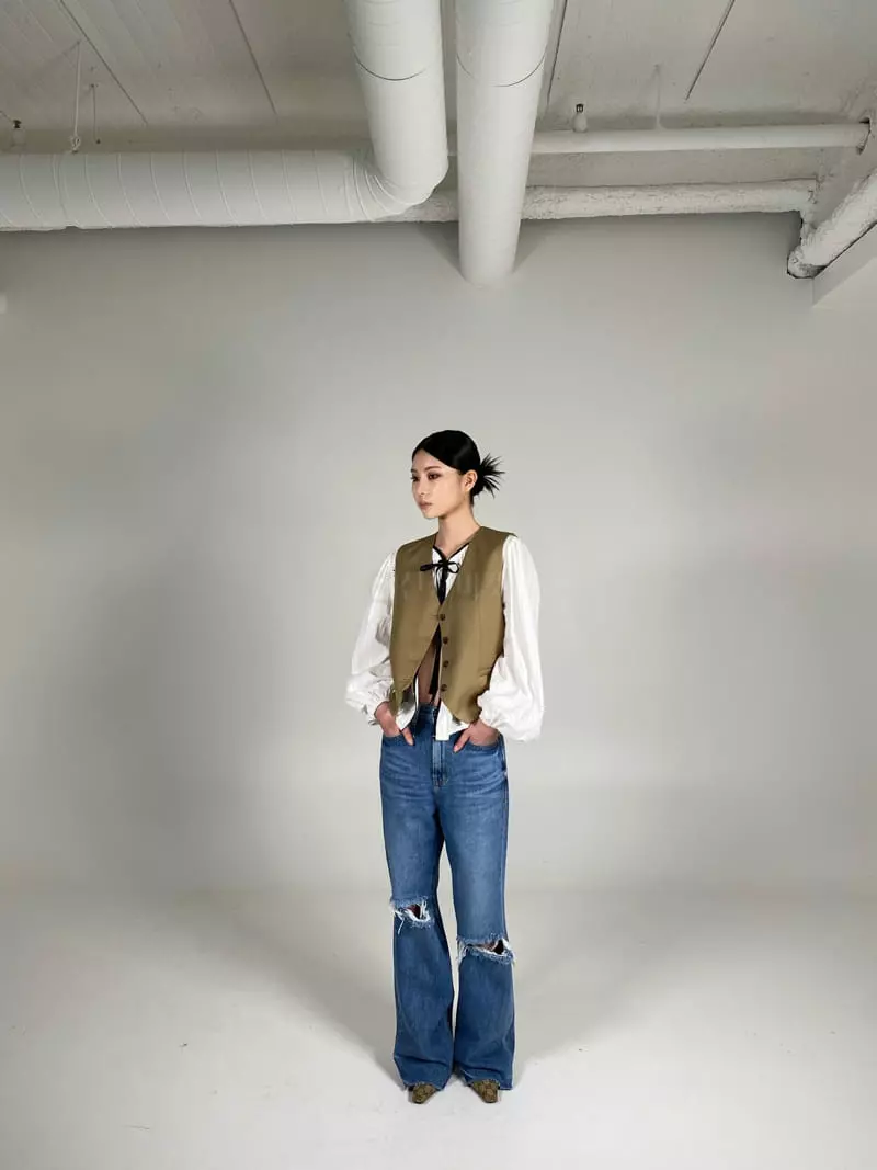 Unbound - Korean Women Fashion - #womensfashion - Mineral Blouse - 5
