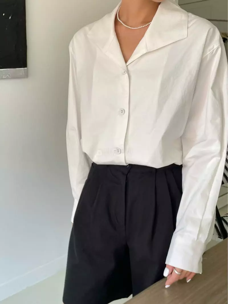 Und - Korean Women Fashion - #momslook - Paper Shirt