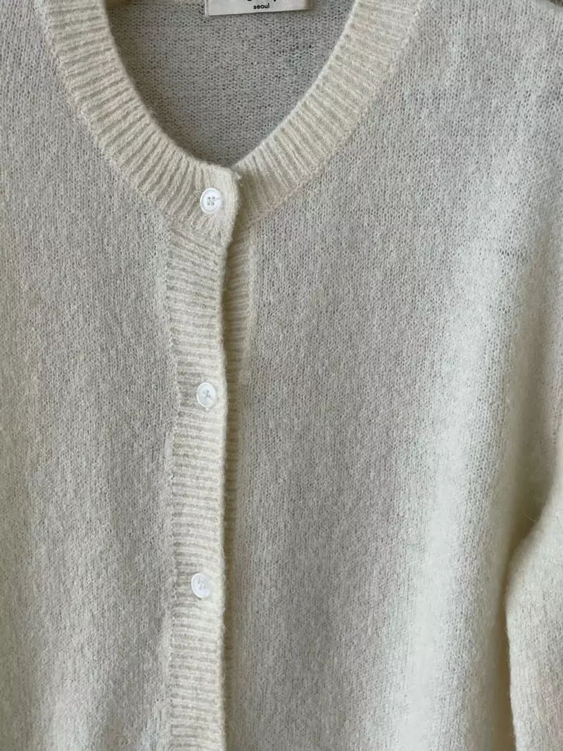 Und - Korean Women Fashion - #momslook - Bookle Round Cardigan - 2